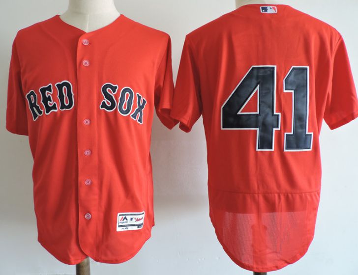 Men Boston Red Sox 41 Chris Sale Red Elite MLB Jerseys